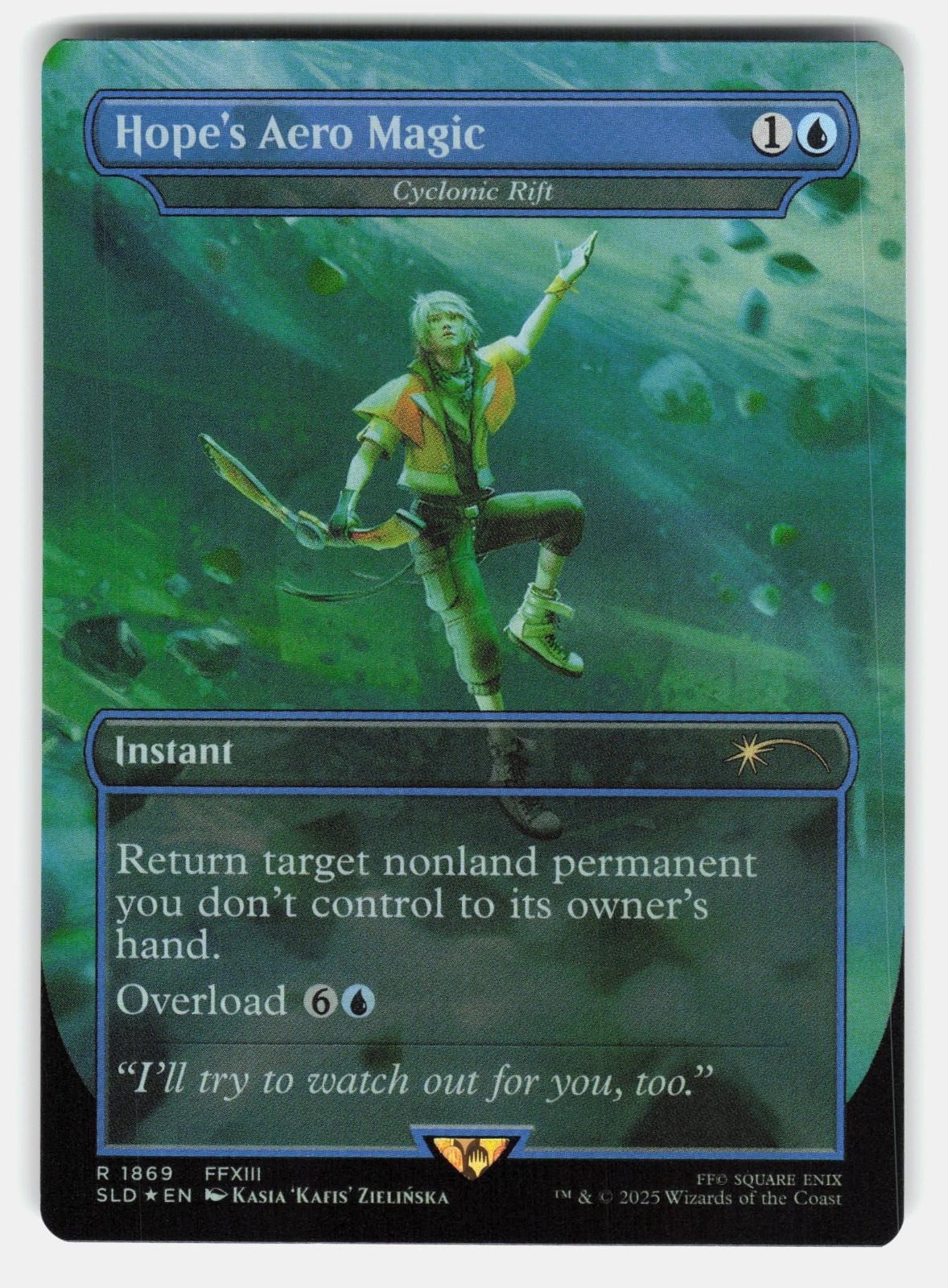 HOPE'S AERO MAGIC   CYCLONIC RIFT FOIL   Magic: The Gathering   ZIELINSKA NM/M0