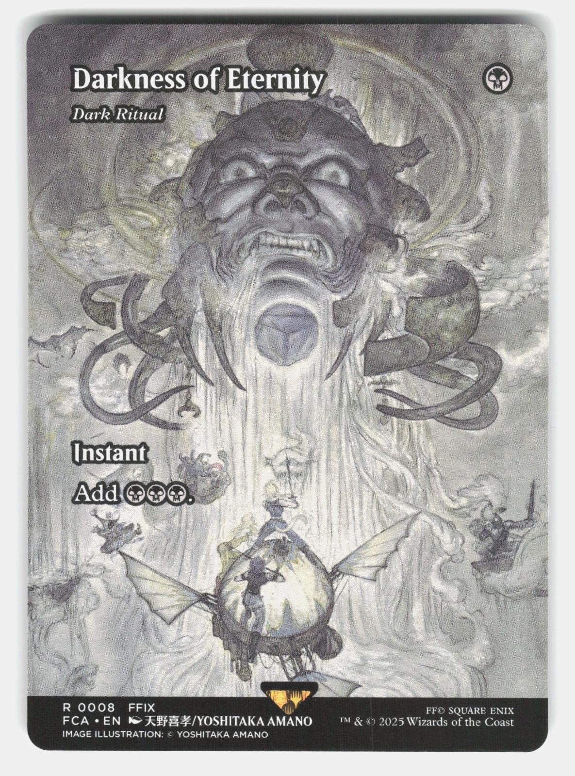 DARKNESS OF ETERNITY   DARK RITUAL (SHOWCASE)   Magic: The Gathering  AMANO NM/M0