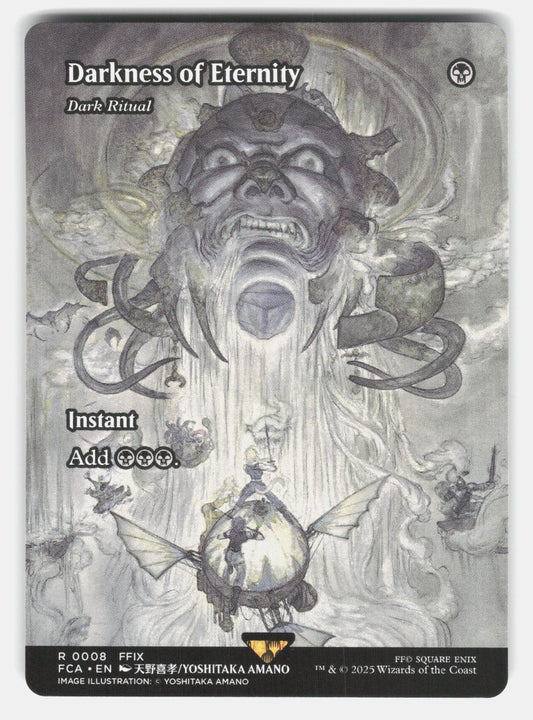 DARKNESS OF ETERNITY   DARK RITUAL (SHOWCASE)   Magic: The Gathering  AMANO NM/M0