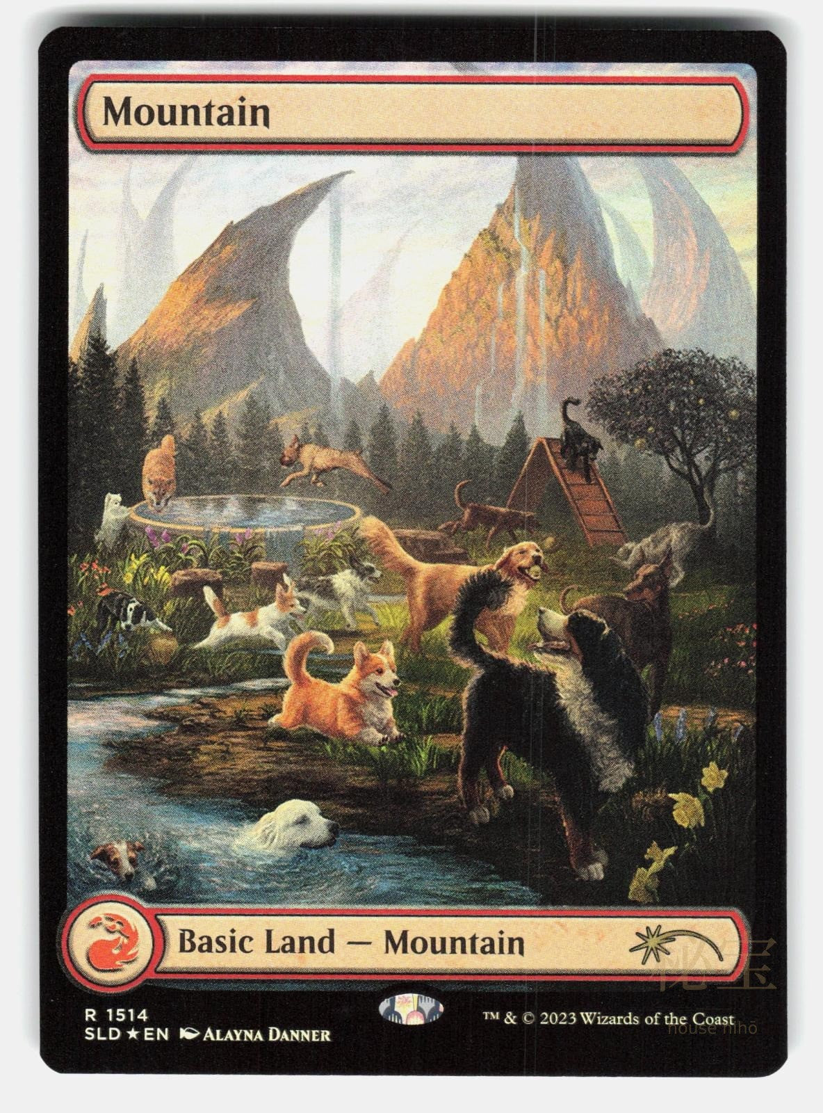 MOUNTAIN (1514) FOIL   Magic: The Gathering   DANNER NM/M0