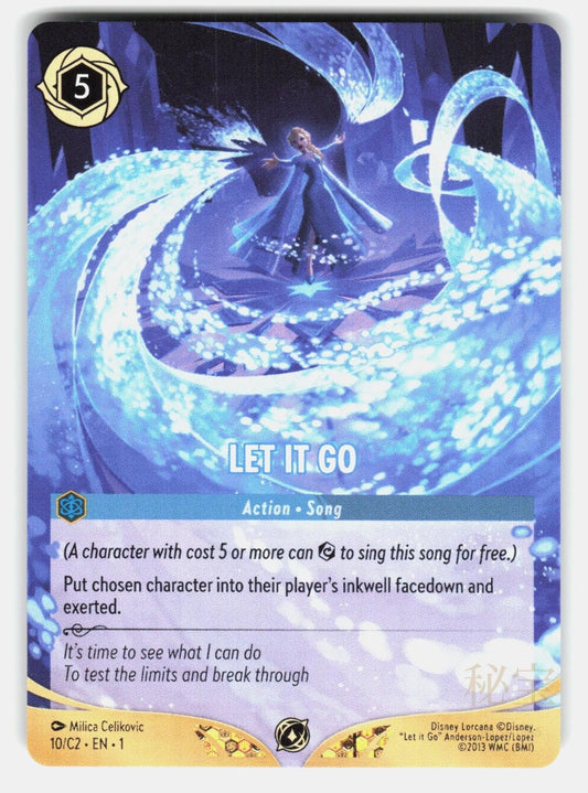 LET IT GO (DISNEY LORCANA CHALLENGE) 10/C2 PROMO - LORCANA - NM/M0