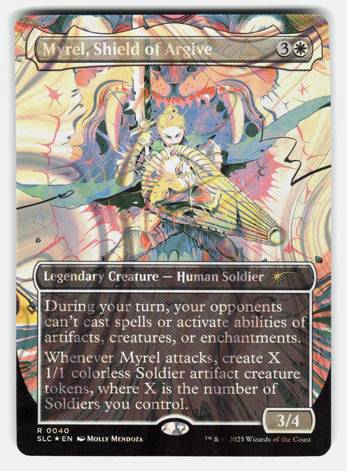 MYREL, SHIELD OF ARGIVE (HALO FOIL)   Magic: The Gathering   MENDOZA NM/M0