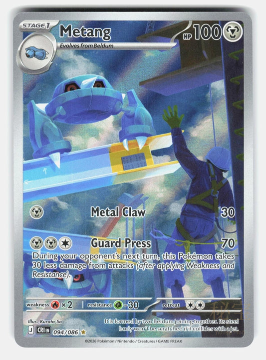 METANG CRI 094/086   Pokemon   2026 YASUKUNI NM/M0