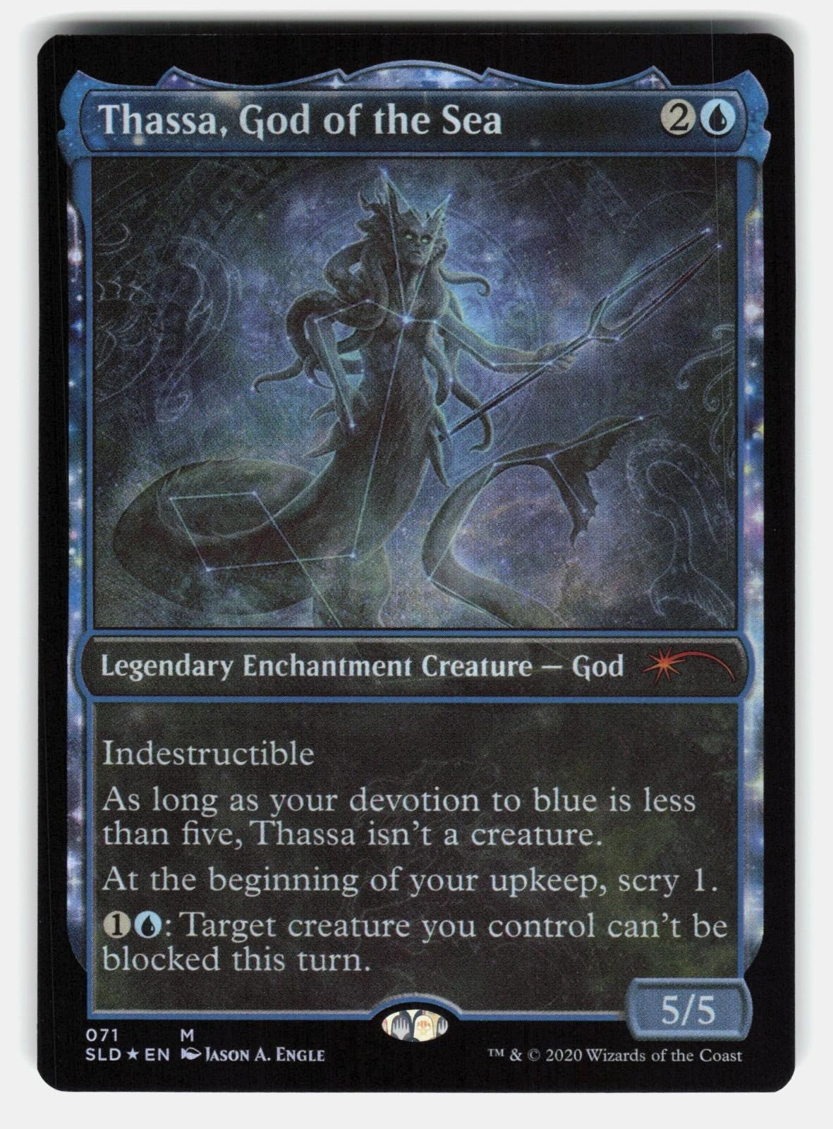 THASSA, GOD OF THE SEA SLD 71 FOIL   Magic: The Gathering   ENGLE NM/M0