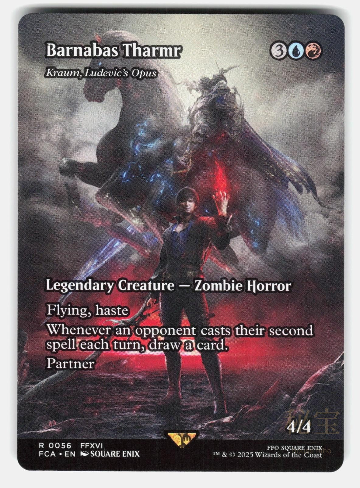 BARNABAS THARMR   KRAUM, LUDEVIC'S OPUS ( SHOWCASE )   MTG   ENIX NM/M0
