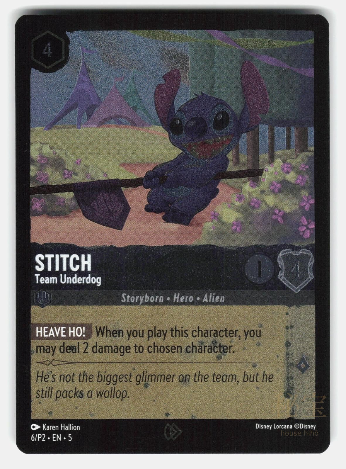 STITCH - TEAM UNDERDOG 6/P2 COLD FOIL - LORCANA - NM/M0
