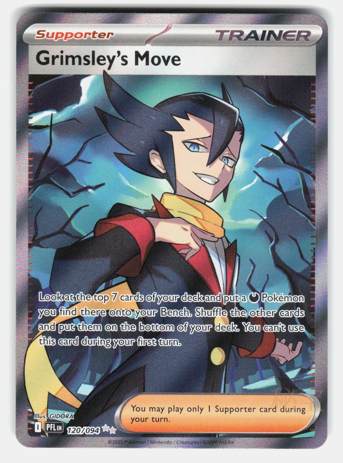 GRIMSLEY'S MOVE PFL 120/094   Pokemon   2025 GIDORA NM/M0