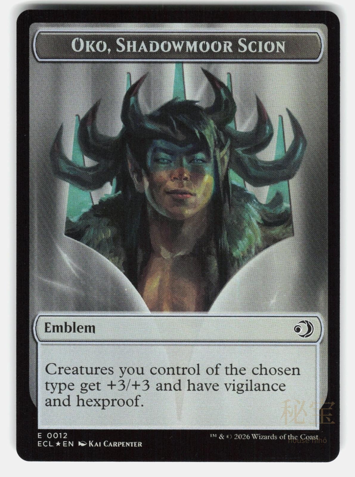 ELK // EMBLEM ECL 2 // 12 FOIL   Magic: The Gathering   2026 CARPENTER NM/M0