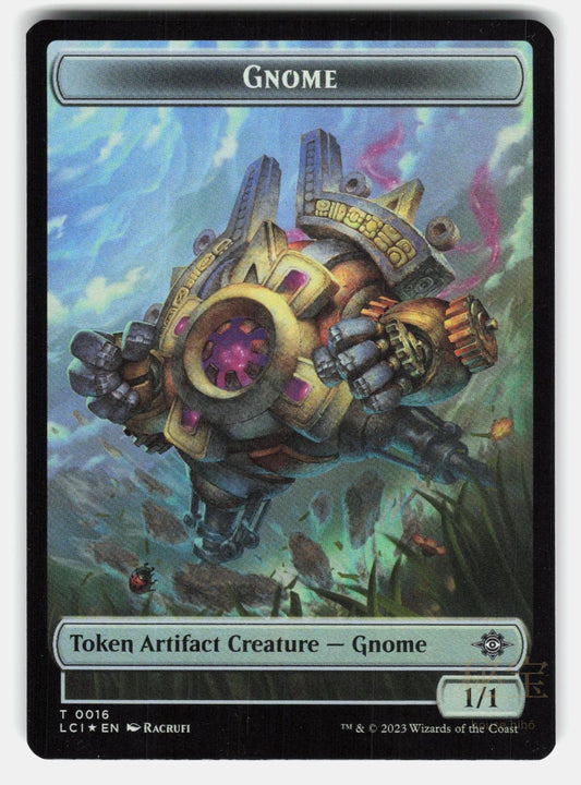 GNOME // SKELETON PIRATE DOUBLE SIDED TOKEN FOIL   MTG  IZZY NM/M0