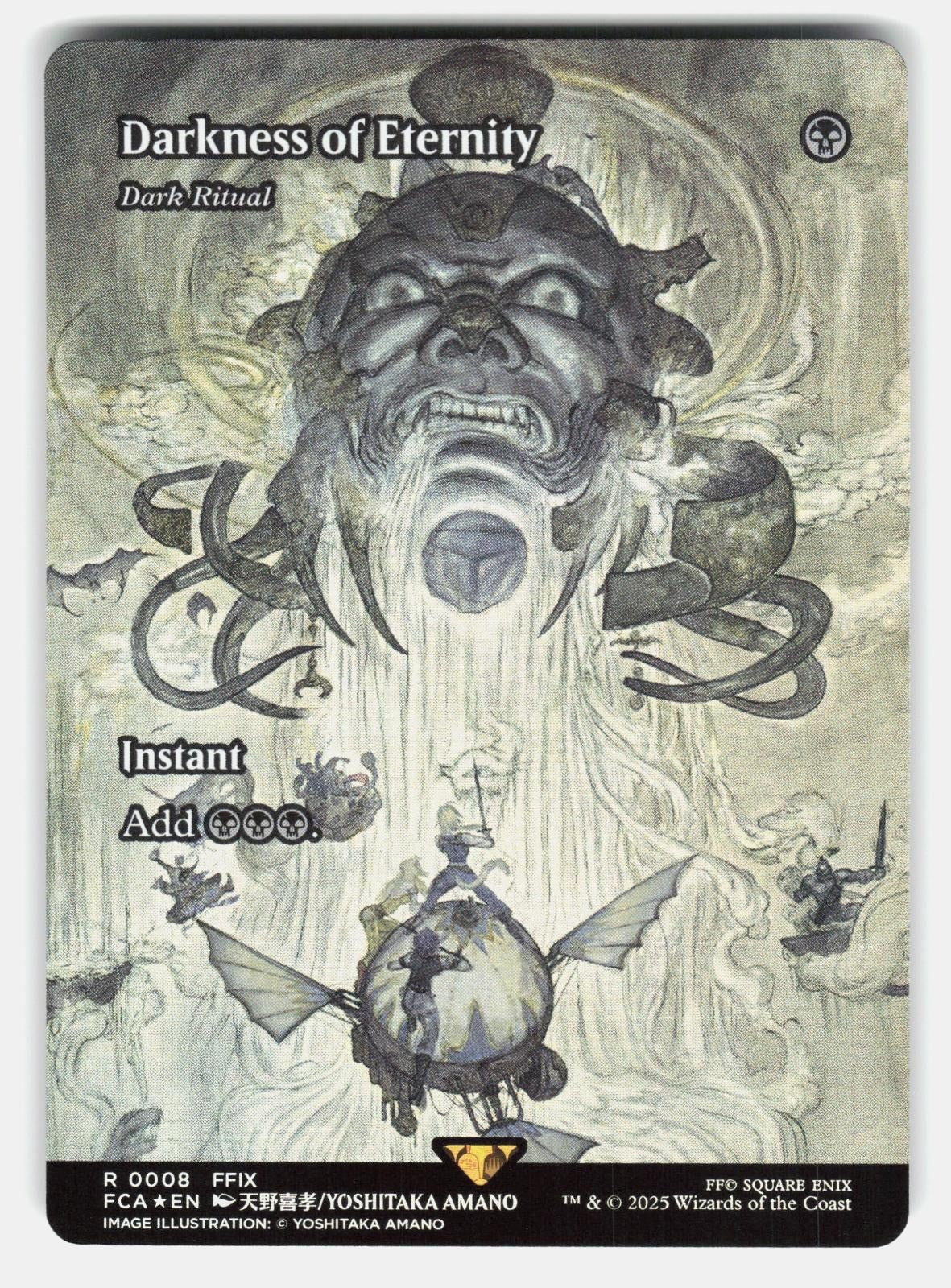 DARKNESS OF ETERNITY   DARK RITUAL (SHOWCASE) 8 FOIL   MTG   AMANO NM/M0