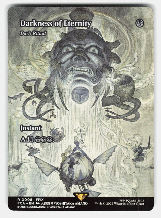 DARKNESS OF ETERNITY   DARK RITUAL (SHOWCASE) 8 FOIL   MTG   AMANO NM/M0