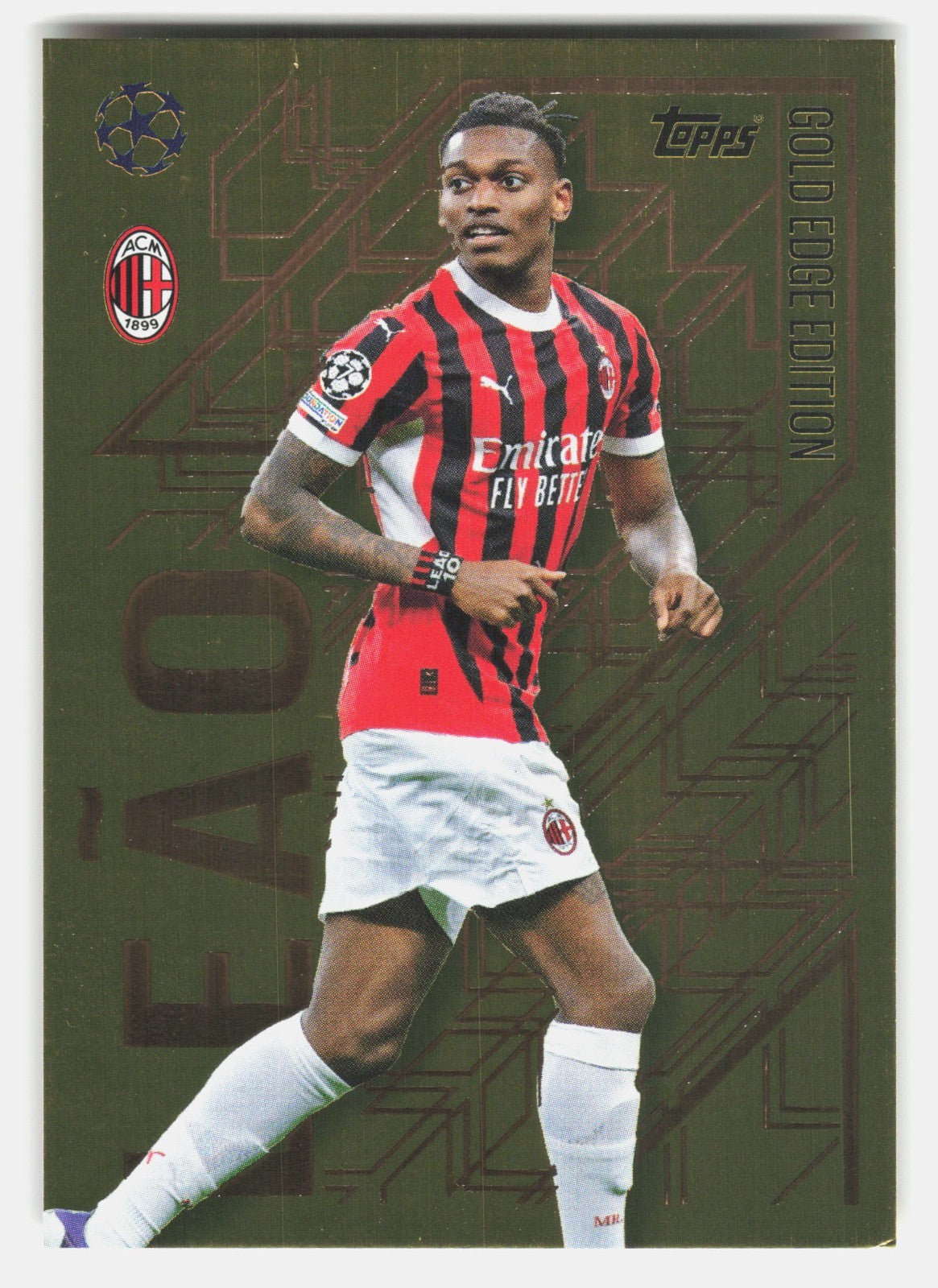 Golden Edge Edition Rafael Leão   Topps   MP Corner0