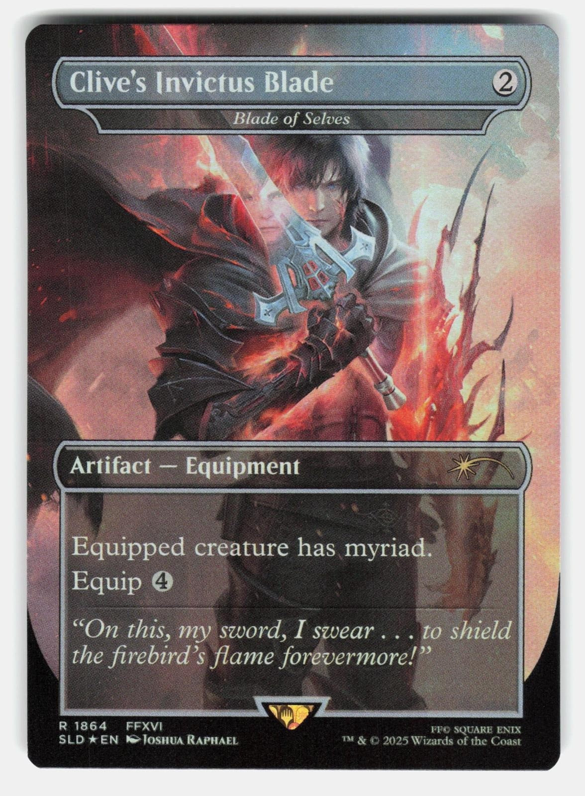 CLIVE'S INVICTUS BLADE   BLADE OF SELVES FOIL   MTG   RAPHAEL NM/M0