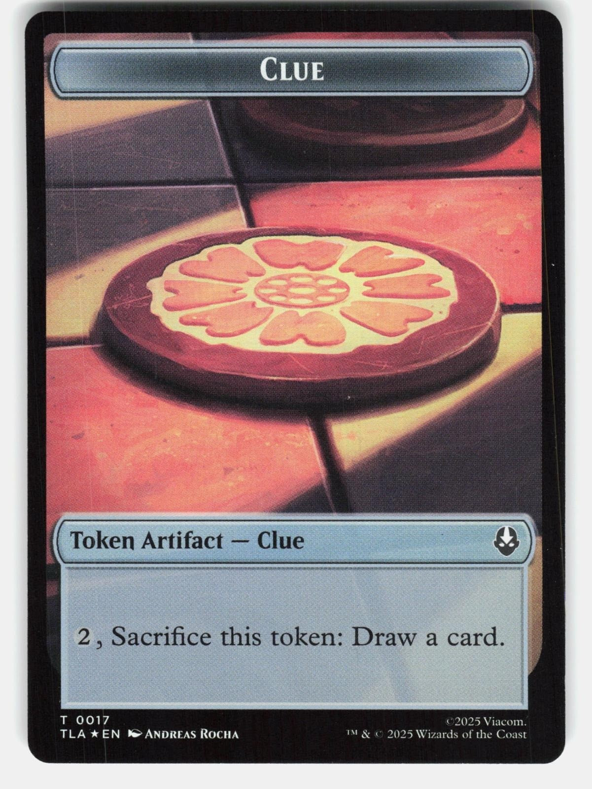 ALLY (0006) // CLUE (0017) DOUBLE-SIDED TOKEN FOIL - MTG - ROCHA NM/M0