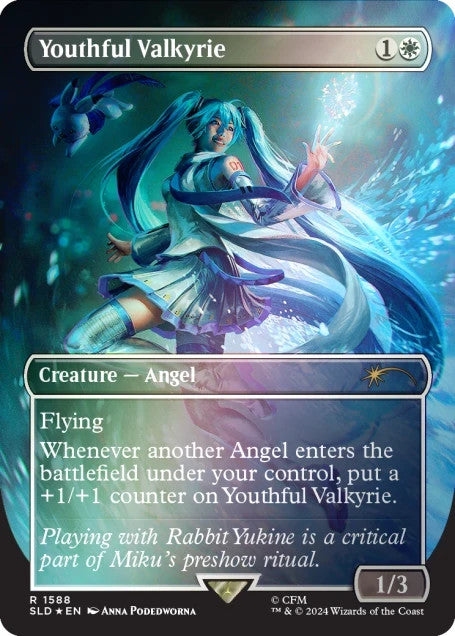 Hatsune Miku WINTER DIVA RAINBOW FOIL   MTG Secret Lair English   Sealed2