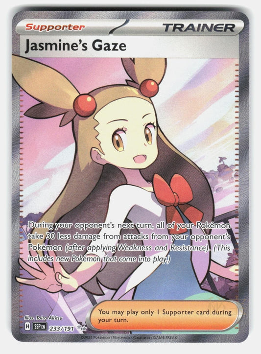 JASMINE'S GAZE SSP 233/191   Pokemon   2024 AKITSU NM/M0