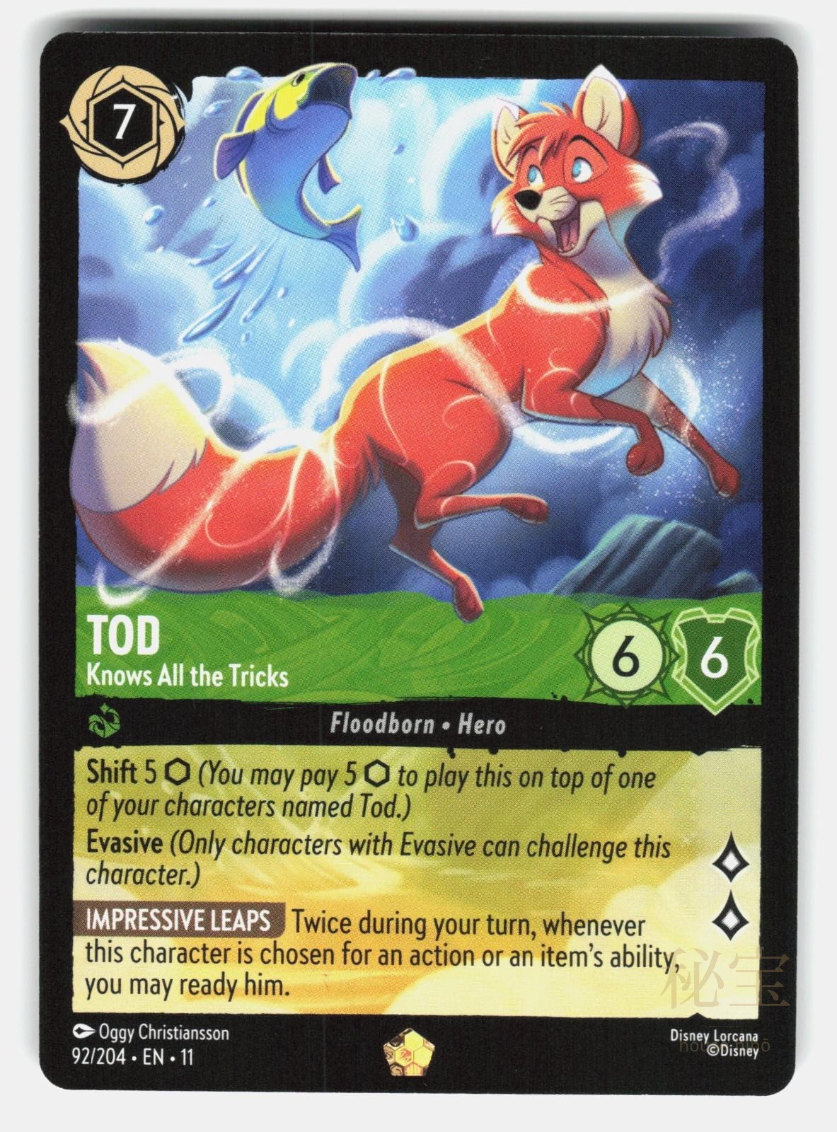TOD - KNOWS ALL THE TRICKS 92/204 - LORCANA - NM/M0