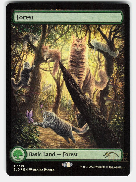 FOREST (1515) FOIL - Magic: The Gathering - DANNER NM/M0