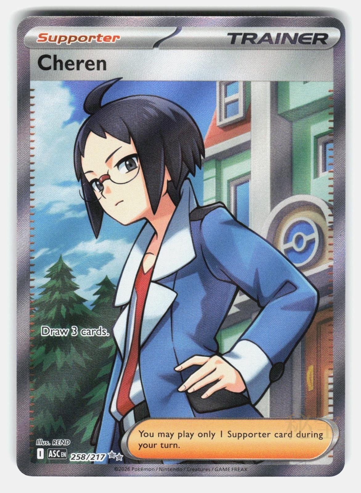 CHEREN ASC 258/217   Pokemon   2026 NM/M0