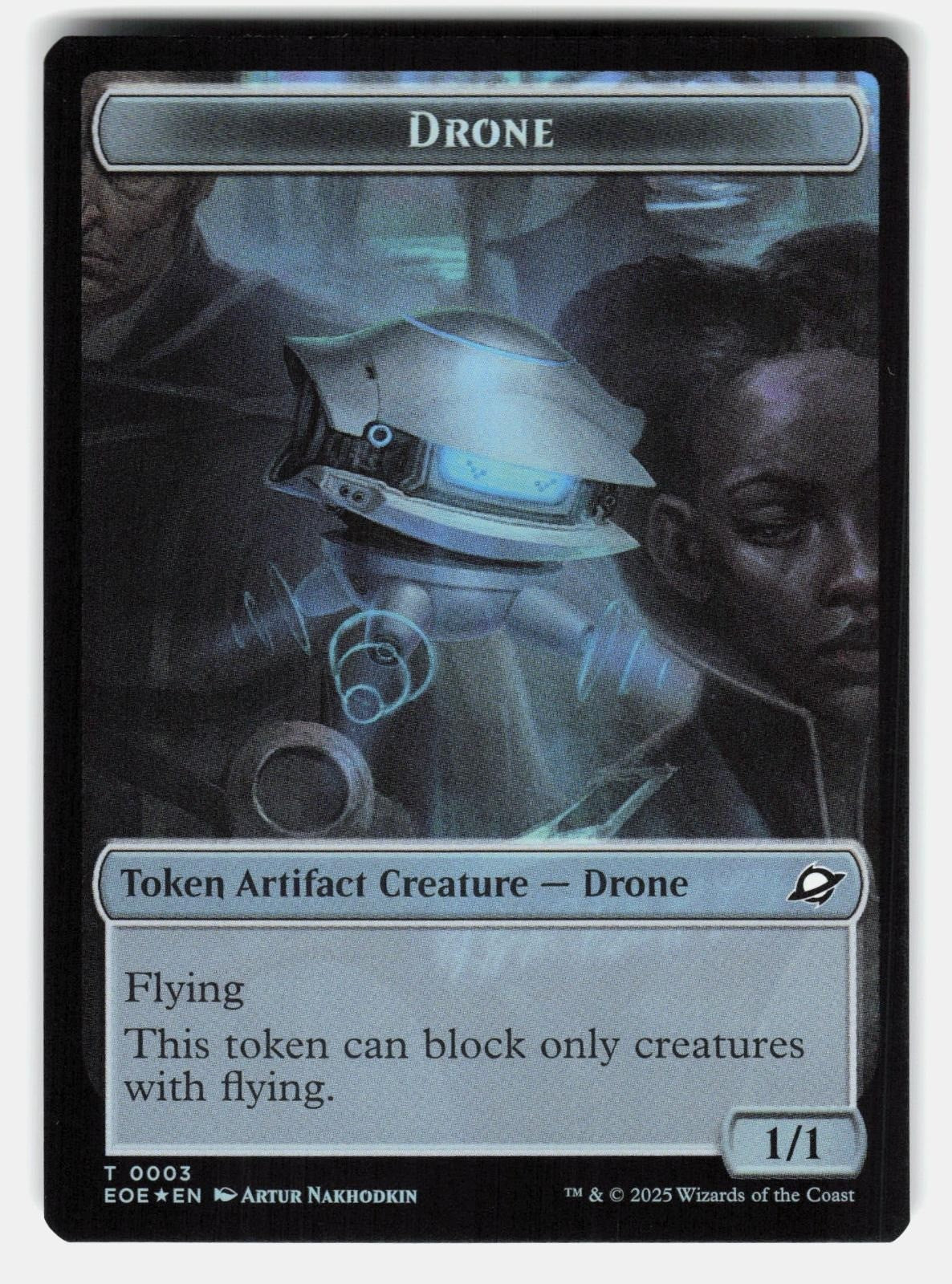 DRONE // LANDER (0006) DOUBLED SIDED TOKEN FOIL   MTG   SÁDABA NM/M1