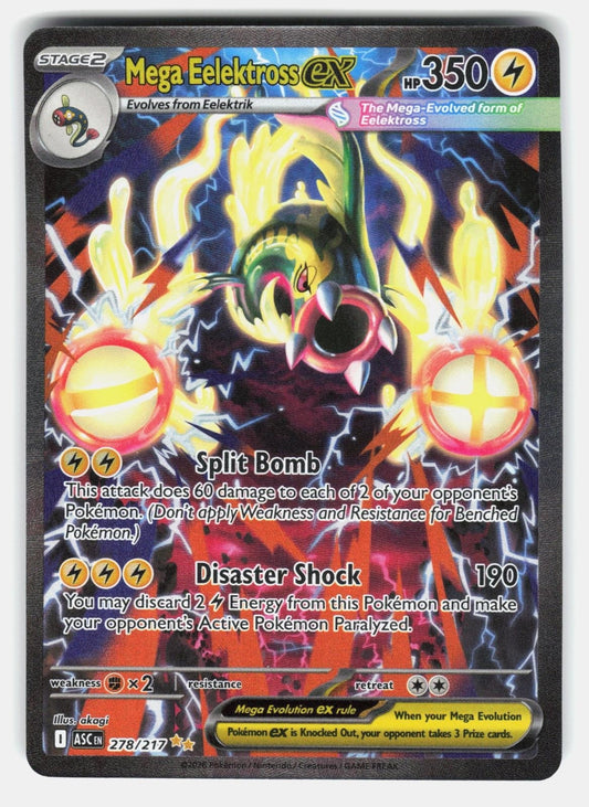 MEGA EELEKTROSS EX ASC 278/217   Pokemon   2026 NM/M0