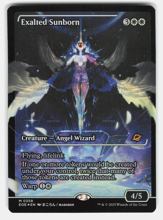 EXALTED SUNBORN (SHOWCASE) 358 FOIL   Magic: The Gathering   2025 MAKORON NM/M0