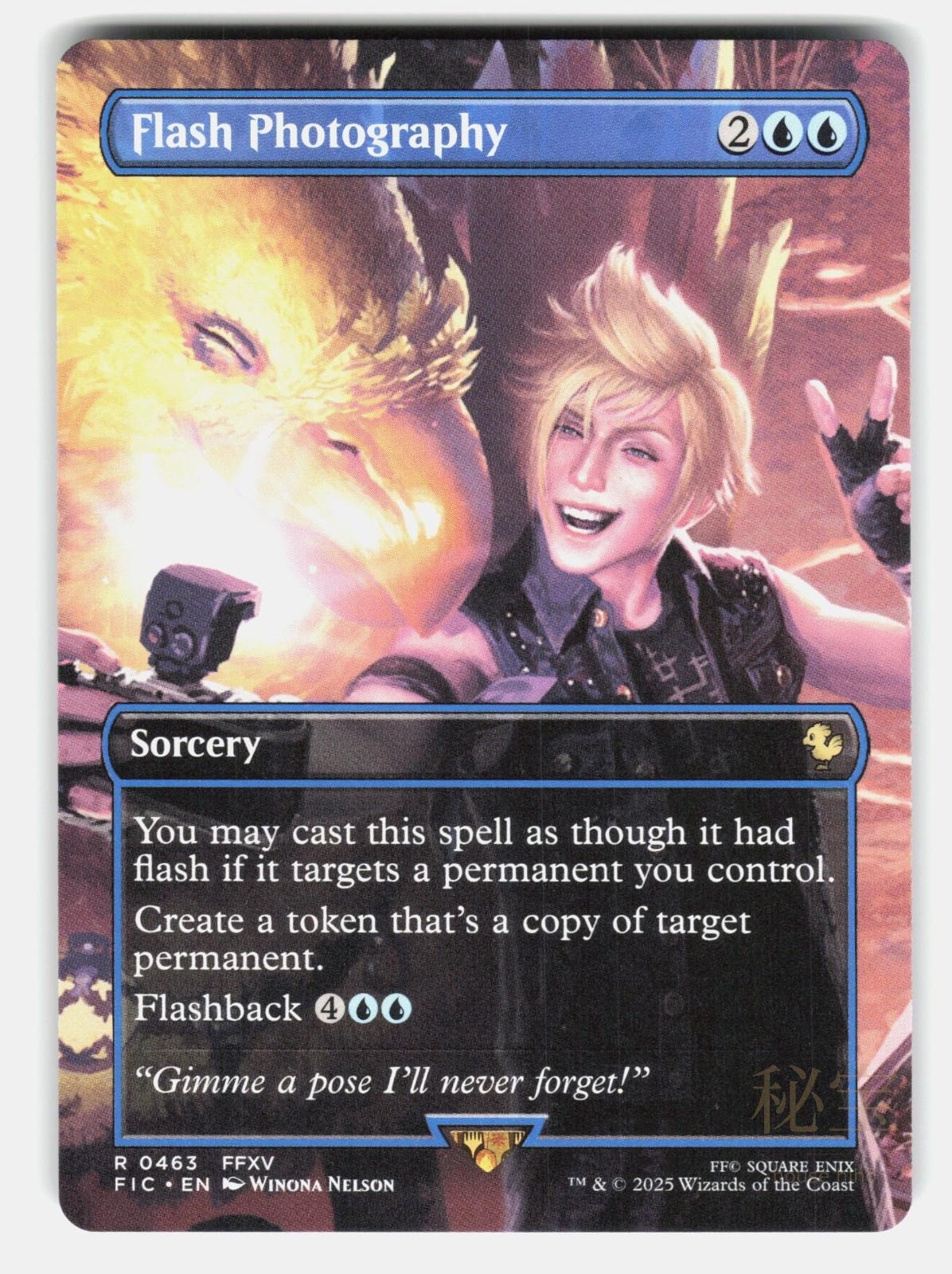 FLASH PHOTOGRAPHY (BORDERLESS)   Magic: The Gathering   NELSON NM/M0