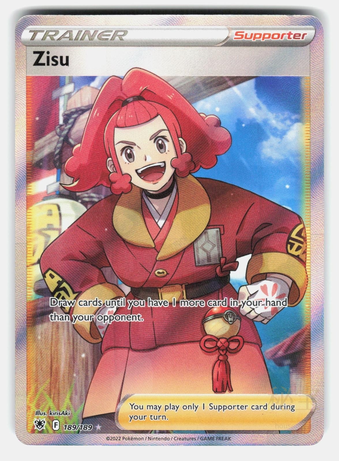 ZISU ASR 189/189   Pokemon   2022 KIRISAKI MP0
