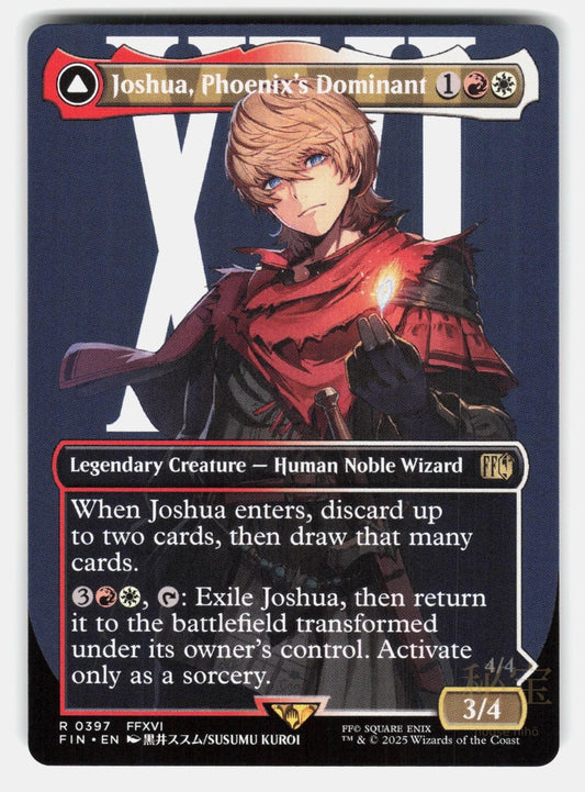 JOSHUA, PHOENIX'S DOMINANT (BORDERLESS)   Magic: The Gathering   KUROI NM/M0