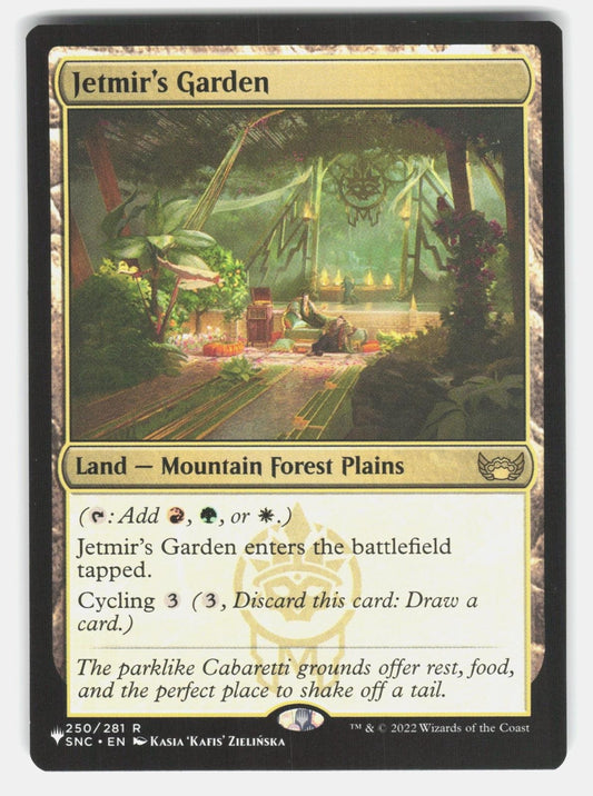 JETMIR'S GARDEN 250   Magic: The Gathering   2022 ZIELINSKA NM/M0