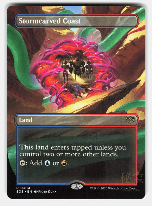 STORMCARVED COAST (BORDERLESS)   Magic: The Gathering   DURA NM/M0