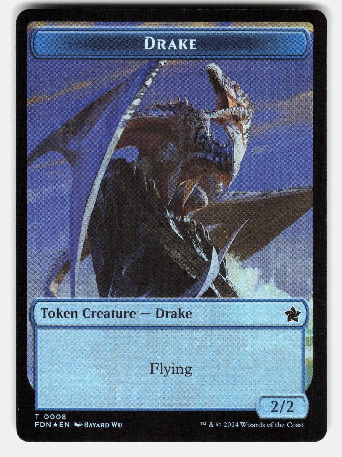 DRAKE // GOBLIN DOUBLED SIDED TOKEN FOIL   Magic: The Gathering   WALKER NM/M1