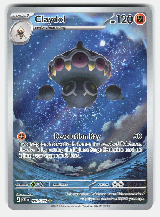 CLAYDOL CRI 092/086   Pokemon   2026 KATO NM/M0