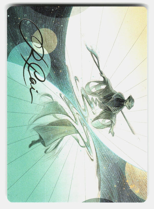 WEFTWALKING ART CARD (GOLD STAMPED SIGNATURE)   Magic: The Gathering   CAI NM/M0