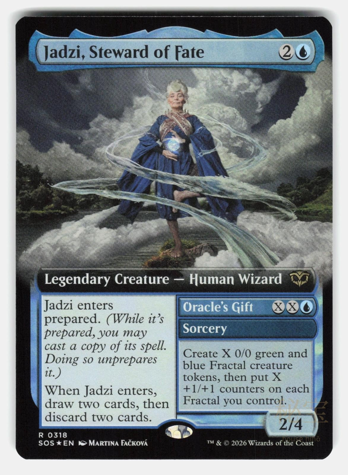 JADZI, STEWARD OF FATE ( EXTENDED ART ) FOIL   Magic: The Gathering FACKOVÁ NM/M0