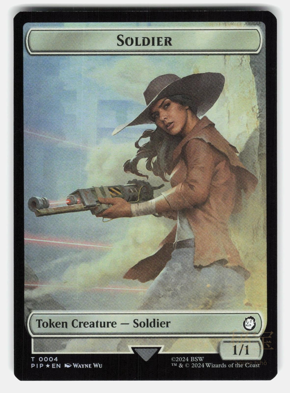 SOLDIER (0004) // TREASURE (0019) DOUBLE SIDED TOKEN FOIL   MTG   SOKOL NM/M0