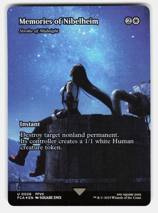 MEMORIES OF NIBELHEIM   STROKE OF MIDNIGHT (SHOWCASE) 26 FOIL   MTG   ENIX NM/M0