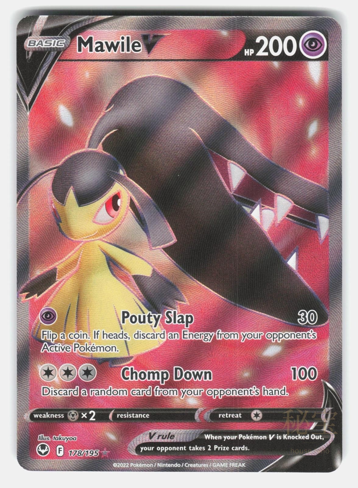 MAWILE V SIT 178/195   Pokemon   2022 TAKUYOA NM/M0