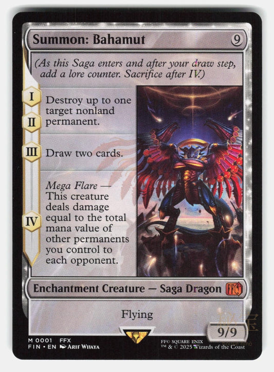 SUMMON: BAHAMUT   Magic: The Gathering   WIJAYA NM/M0