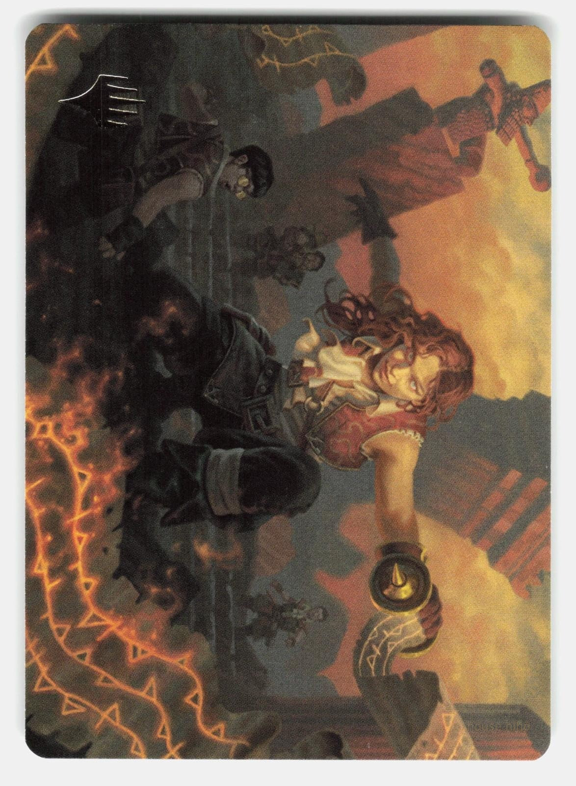 ZEALOUS LORECASTER ART SERIES GOLD STAMPED  Magic: The Gathering  MASTROIANNI NM0