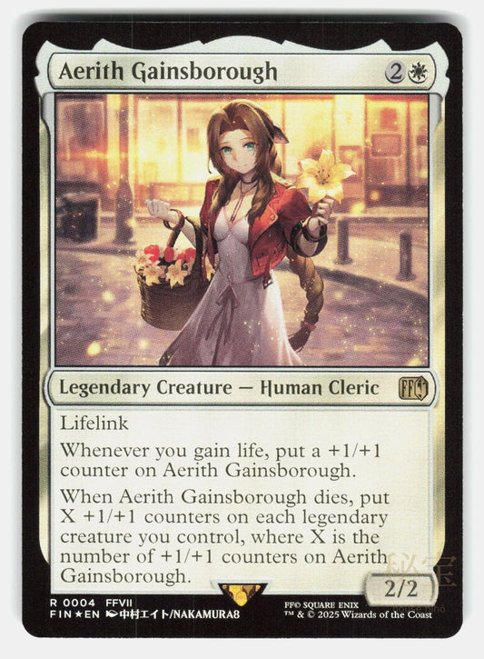 AERITH GAINSBOROUGH FOIL   Magic: The Gathering   NAKAMURA8 NM/M0