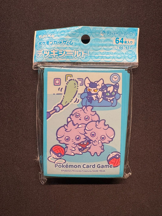 Pokemon Center Japan 2026 Espurr light blue - 64 sleeves0
