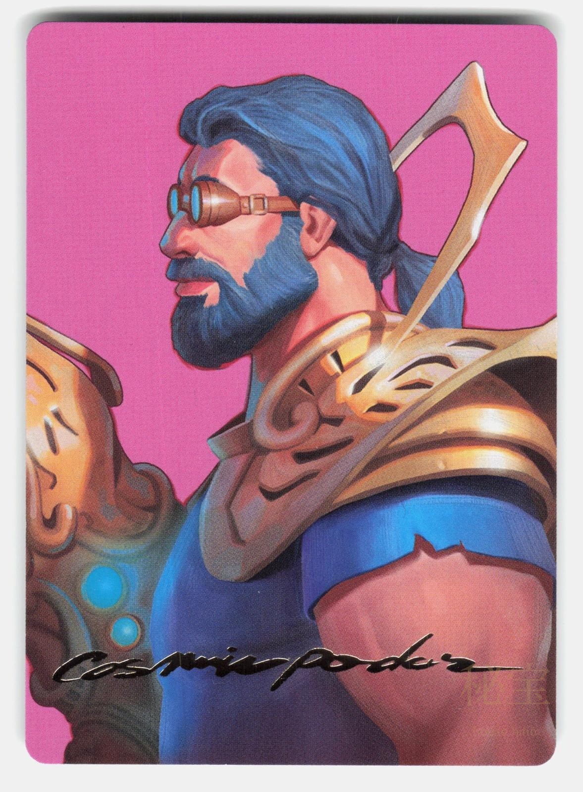 SATYA, AETHERFLUX GENIUS ART CARD (GOLD-STAMPED SIGNATURE) - MTG - PODAR NM/M0
