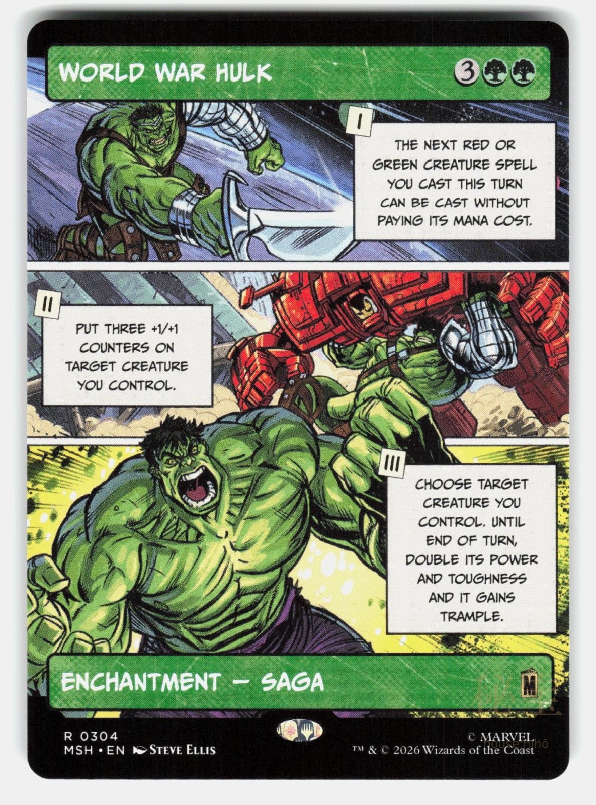 WORLD WAR HULK (BORDERLESS)   MAGIC: THE GATHERING   ELLIS NM/M0