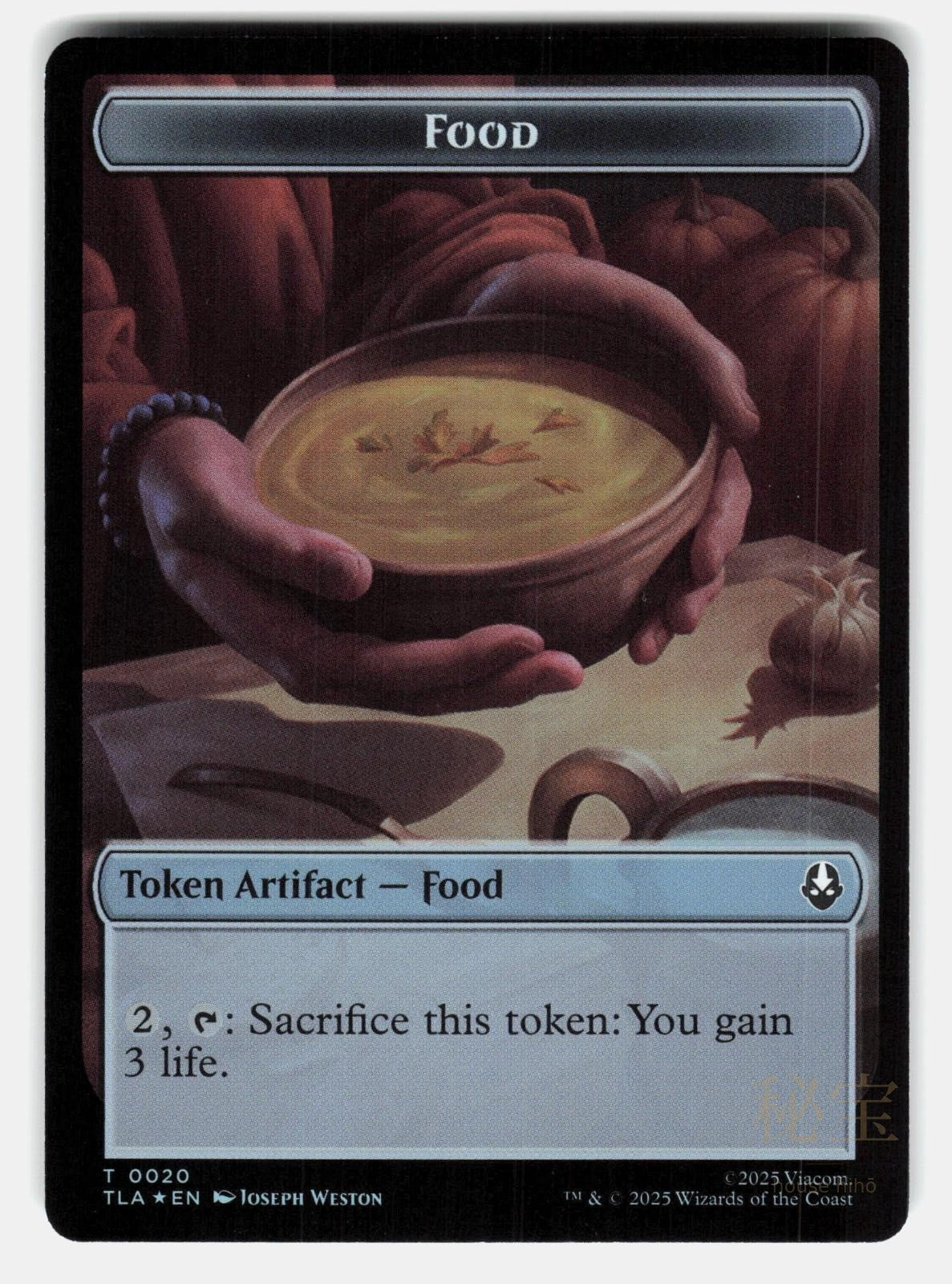 BEAR // FOOD (0020) DOUBLE SIDED TOKEN FOIL   Magic: The Gathering   WESTON NM/M1
