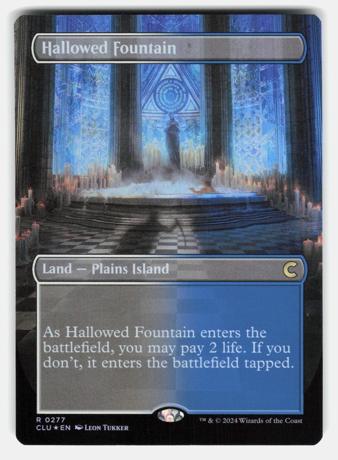 HALLOWED FOUNTAIN (BORDERLESS) 277 FOIL - Magic: The Gathering - TUKKER NM/M0