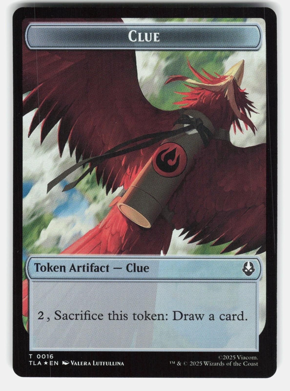 ALLY (0008) // CLUE (0016) DOUBLE-SIDED TOKEN FOIL - MTG - LUTFULLINA NM/M0