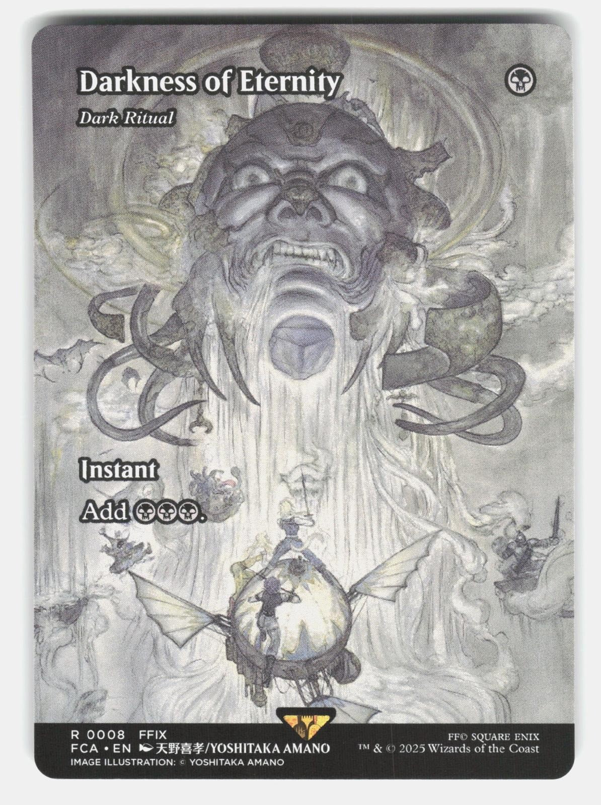DARKNESS OF ETERNITY   DARK RITUAL (SHOWCASE)  Magic: The Gathering   AMANO NM/M0