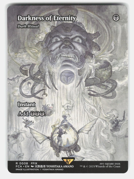 DARKNESS OF ETERNITY   DARK RITUAL (SHOWCASE)  Magic: The Gathering   AMANO NM/M0