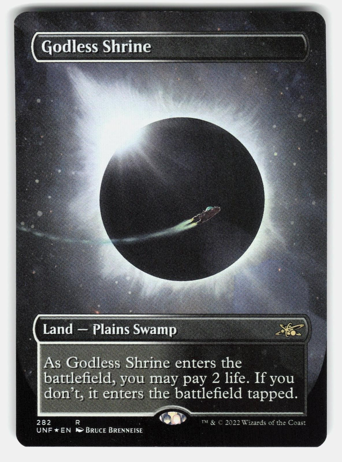 GODLESS SHRINE (BORDERLESS) 282 FOIL   Magic: The Gathering   2022 NM/M0